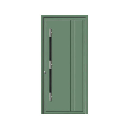 Eingangstür - EVOLUCION : CRIPTON - ALUPORTA - Aluminium / Edelstahl / PVC