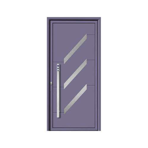 Eingangstür - EVOLUCION : ESTAÑO  - ALUPORTA - Aluminium / Edelstahl / PVC