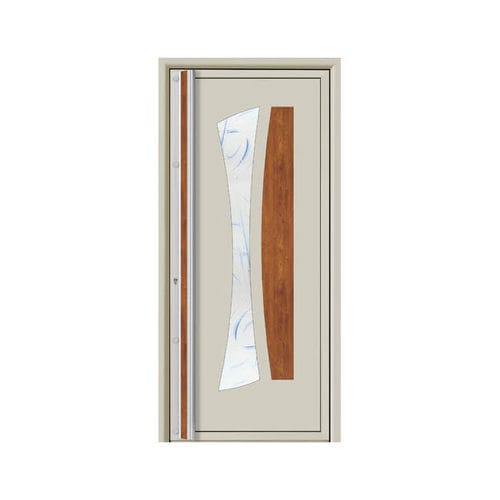 Eingangstür - EVOLUCION : PLOMO 1  - ALUPORTA - Aluminium / Edelstahl / PVC