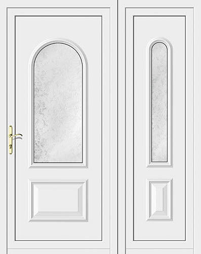 Eingangstür - ORO : ARTEMISA - ALUPORTA - Aluminium / einflügelig / halbverglast