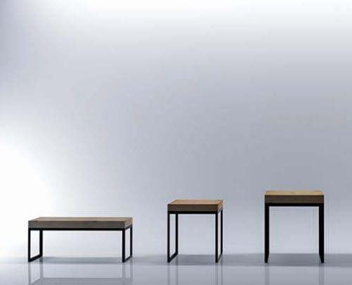 Säulenfuß / originelles Design - Feel Green - Massivholz / Eisen / Garten