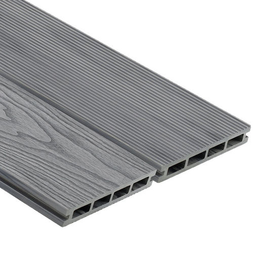 Verbundholzterrassendiele - INIWOOD - Oakio Plastic Wood Building Materials Co.,Ltd. - Clip-System / nachhaltig / recycelbar