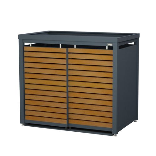 Überdachung für Müllcontainer - StyleOUT® 2x240 LINIS - Dukin d.o.o.
