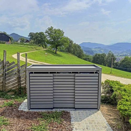 Überdachung für Müllcontainer - StyleOUT® 3x120 LINIS  - Dukin d.o.o.