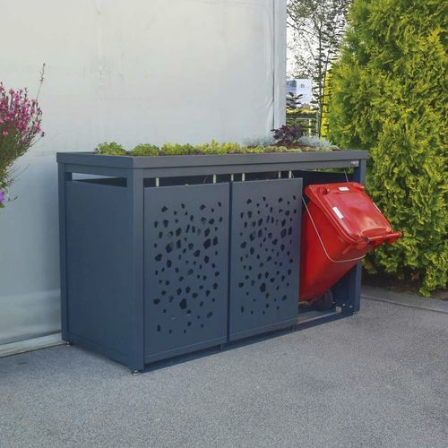 Überdachung für Müllcontainer - StyleOUT® 3x120 TOMO - Dukin d.o.o.