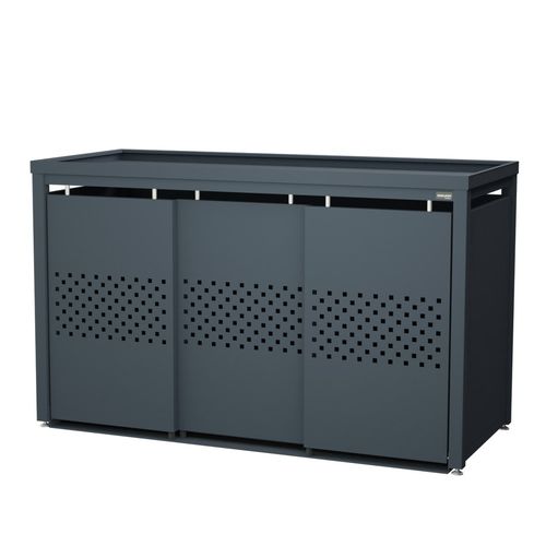 Überdachung für Müllcontainer - StyleOUT® 3x240 QUBIS - Dukin d.o.o.