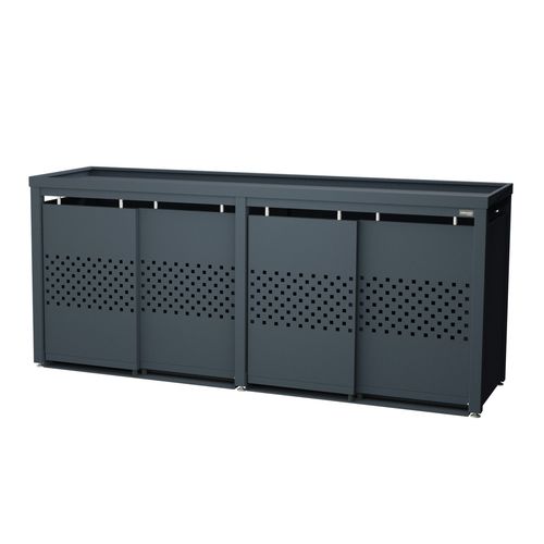 Überdachung für Müllcontainer - StyleOUT® 4x120 QUBIS - Dukin d.o.o.