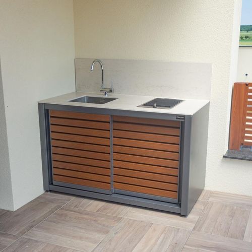 Outdoor-Küche - CookOUT® LINIS 145 - Dukin d.o.o. - modern / Edelstahl / Aluminium