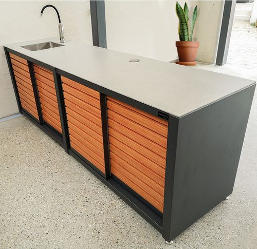Outdoor-Küche - CookOUT® LINIS 264 - Dukin d.o.o. - modern / Edelstahl / Aluminium