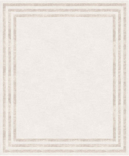 Moderner Teppich - Sonata - Tapis Rouge - mit geometrischen Motiven / Wolle / Seide