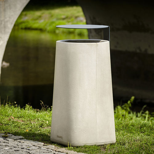 Park-Abfallbehälter - KOLN - STREETPARK s.r.o. - Metall / Beton / für Außenbereich