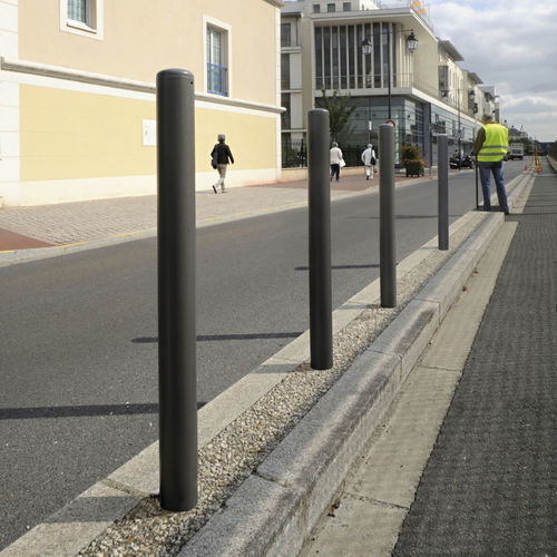 Sicherheits-Sperrpfosten - SIMPLE - STREETPARK s.r.o. - stationär / abnehmbar / Stahl