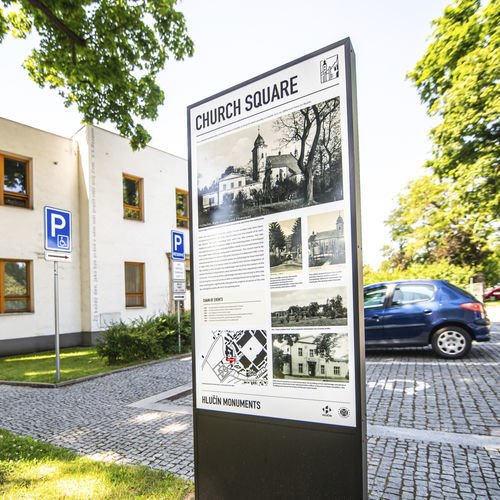 Infotafel für öffentliche Bereiche - TOTEM - STREETPARK s.r.o.