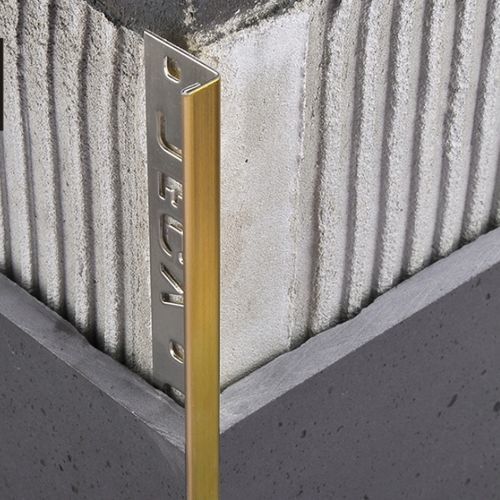 Edelstahl-Abschlussprofil - SL005  - FOSHAN  JECA  LIMITED - für Fliesen / Eck / gold