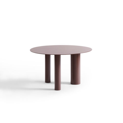 Moderner Couchtisch - Brandt CS2 - NOOM - Stahl / Gestell aus Stahl / rund