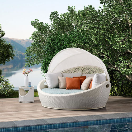 Moderne Récamiere - H-30046L - Howvin outdoor furtniture - Stoff / für Garten / Himmel