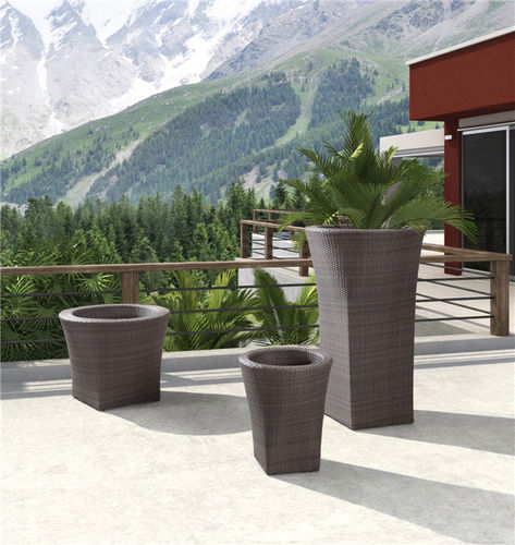 Rattan-Pflanzkübel - H-8004K - Howvin outdoor furtniture - modern / für Außenbereich