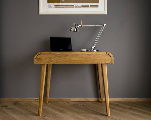 Bodenstehender Schreibtisch - KON-2 - MB Oaksas - modern / Holz / gerade