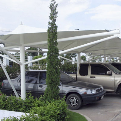Metallrahmen-Flächentragwerk - ICON INTERIORS AND EXTERIORS - für Carport / für Parkplätze