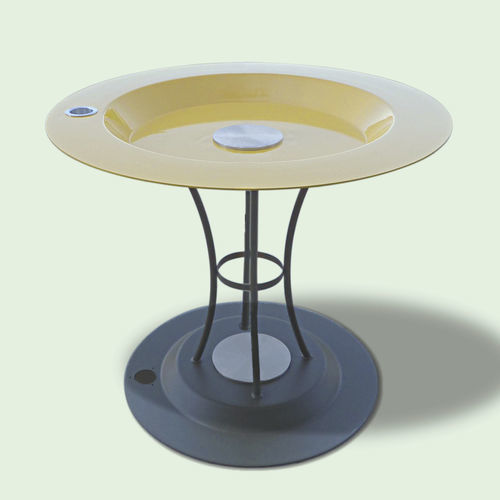 Moderner Tisch - PROVERA SRL - aus lackiertem Metall / Gestell aus Metall / rund
