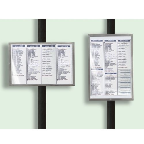 Infotafel für öffentliche Bereiche - Time Gate - PROVERA SRL - für städtische Bereiche