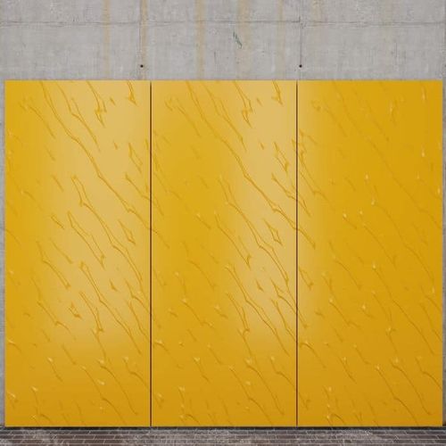 Perforiertes Metallblech - RIDGES - Binder Parametric Metal GmbH - flach / Struktur / Aluminium