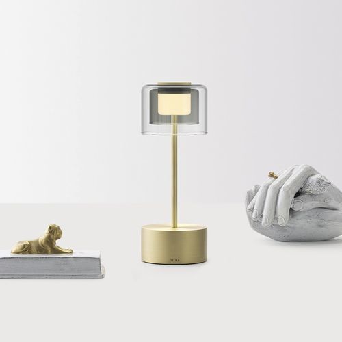 Tischlampe - HEMERA - METRIOS - Voltra Lighting - Metall / Borosilikatglas / modern