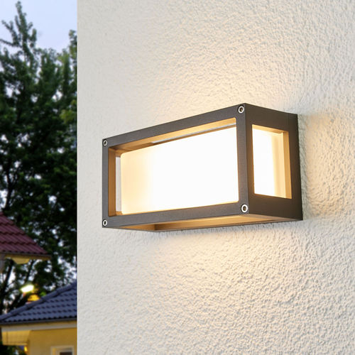 Moderne Wandleuchte - AURELIEN - Lucande - für Außenbereich / Aluminiumguss / Glas