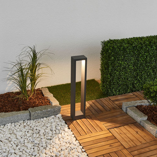 Leuchtpoller für Garten - JUPP - Lucande - modern / Aluminiumguss / LED