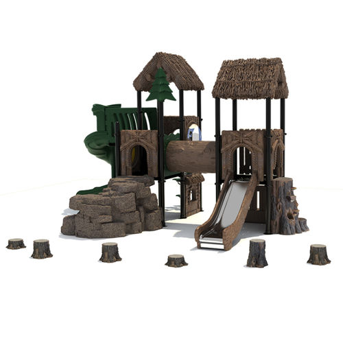 Kunststoff-Spielplatzgerät - NL-03402 - Qitele Group Co .,Ltd - Metall / Gummi
