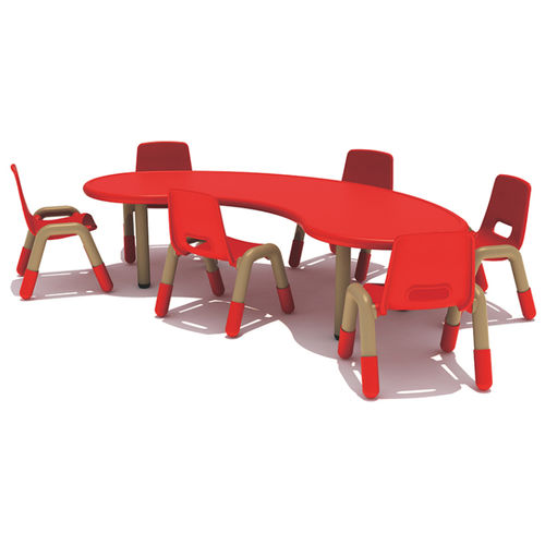Moderne Tisch- und Stuhlkombination - IFP-026 - Qitele Group Co .,Ltd - für Außenbereich / Metall / Kunststoff