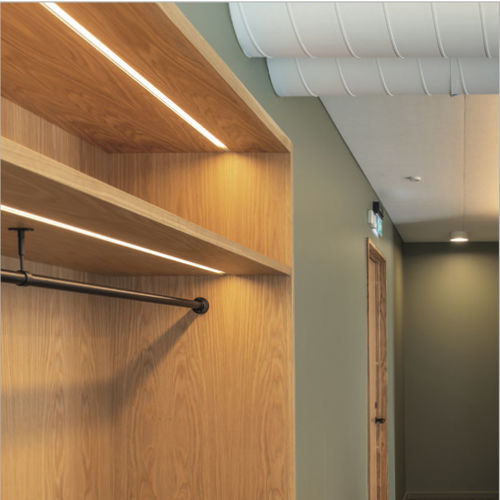 Beleuchtungsprofil für Aufbau - SLC A1 - The Light Group - LED / für Gewerbegebrauch