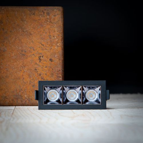 Einbaudownlight - SLC PIXEL X3 - The Light Group - LED / rechteckig / IP20
