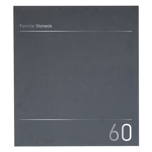 Wandmontierter Briefkasten - SCHILLER - Briefkasten Manufaktur Lippe GmbH - kollektiv / individuell gestaltbar