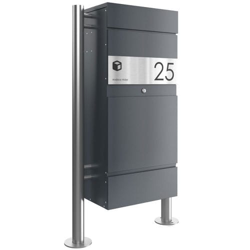 Bodenstehender Paketkasten - KLEIST - Briefkasten Manufaktur Lippe GmbH - freistehend / bodenstehend / individuell
