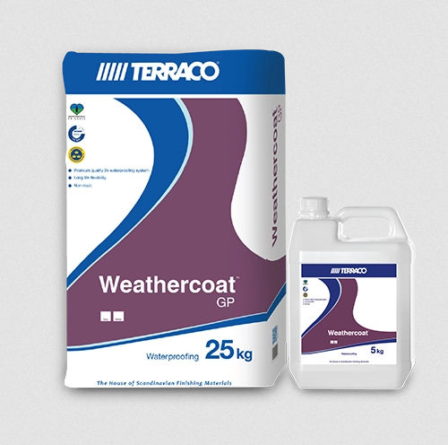 Sicherheits-Abdichtungssystem - WEATHERCOAT GP - Terraco LLC. Ltd - für Dach / für Fassaden / für Stützmauer