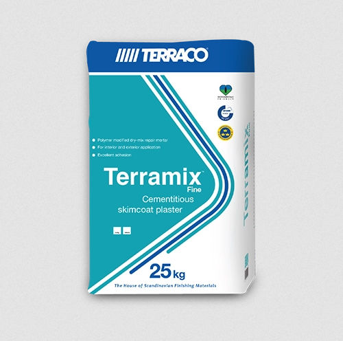 Nachbearbeitungs-Klebemörtel - TERRAMIX FINE  - Terraco LLC. Ltd - Reparatur / zur Endbearbeitung / für Beton