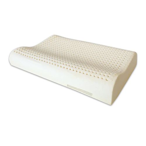 Ergonomisches Kopfkissen - WAVE-SHAPED NATURAL - Natale Nardello & Figli Srl - Marcapiuma - Schaumstoff / Baumwolle / Latex