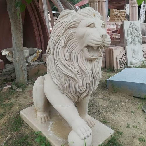 Sandsteinskulptur - Shree Ganesh Stones - bodenstehend / für Außenbereich / für Gewerbegebrauch