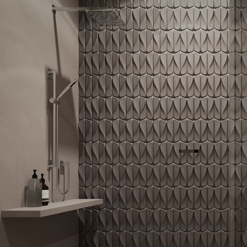 Innenwandverkleidung - WIND - Sergey Makhno Product - Keramik / 3D / Steinoptik