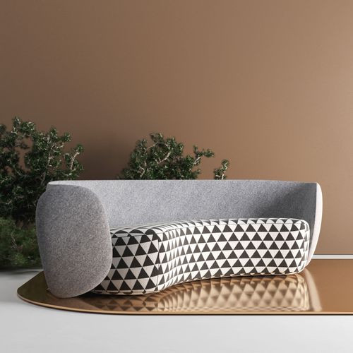 Halbmond-Sofa - ELEPHANT M4 - Sergey Makhno Product - modern / Stoff / mit Armlehnen