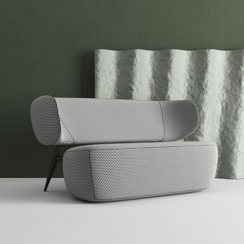 Modernes Sofa - ELEPHANT M3 - Sergey Makhno Product - Stoff / mit Armlehnen / grau