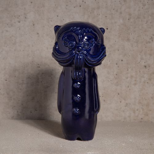 Keramik-Skulptur - DIDO ISHO - Sergey Makhno Product - bodenstehend / blau / gelb