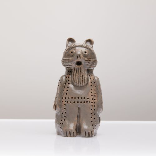 Keramik-Skulptur - DIDO MUKHA - Sergey Makhno Product - bodenstehend / braun / Tier