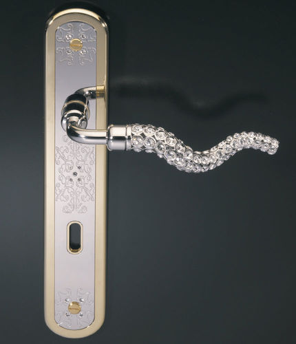 Türgriff - SPIRALE LUX - Guimer S.r.l - Legierung / Swarovski®-Kristall / Naturstein