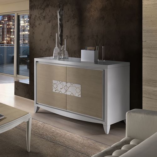 Klassisches Sideboard - ST 112 P - MOLETTA MOBILI - lackiertes Holz / mit Schubladen / mit Schwingtür