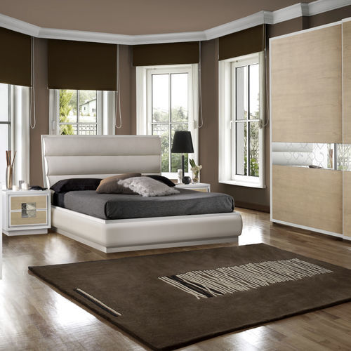 Doppelbett - ST 705 - MOLETTA MOBILI - modern / Polster / gepolstertes Kopfteil