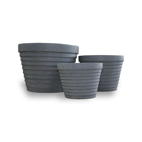 Beton-Pflanzkübel - TRZ317 - PLT Garden Co LTD - Glasfaser / rund / modulierbar
