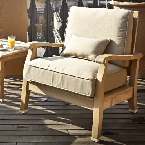 Moderner Sessel - HERITAGE - Arco arredi
Arco arredi - Stoff / Teakholz / mit abnehmbarem Kissen
