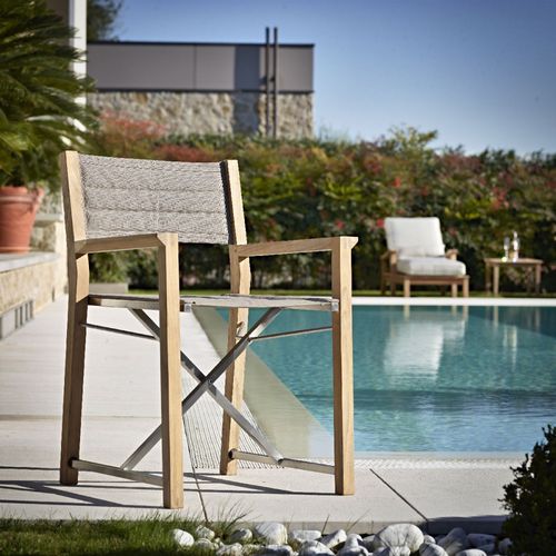 Moderner Stuhl - Nautilus - Arco arredi
Arco arredi - für Außenbereich / Stoff / Gestell aus Teakholz